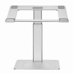 Gembird NBS-D1-02 Stojalo za prenosnike, nastavljivo po višini, srebrno 225-380mm