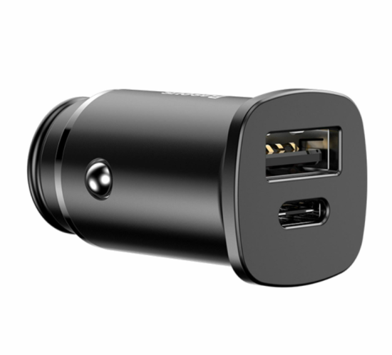 BASEUS Hitri Avtomobilski Polnilec 30W z USB / USB-C