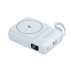Krüger&Matz Powerbank, prenosna baterija 10000mAh, indukcijsko polnjene, modra