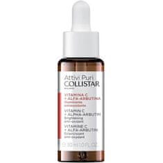 Collistar Svetleči serum za obraz Vitamin C + alfa-arbutin (svetleči antioksidant) 30 ml