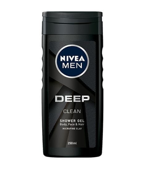 Nivea Gel za tuširanje za moške Deep Clean (gel za tuširanje) 250 ml