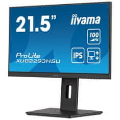 iiyama ProLite XUB2293HSU-B7 monitor, 21,5, HDMI/DP, zvočniki (XUB2293HSU-B7)