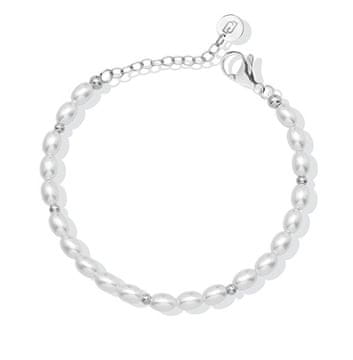 Liu.Jo Jeklena zapestnica s sintetičnim biserom LJ2847
