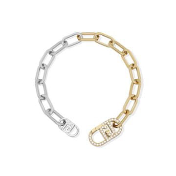 Liu.Jo Izrazita dvobarvna zapestnica s kristali LJ2809