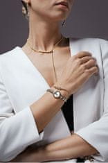 Liu.Jo Drsna pozlačena ogrlica s kristali LJ2828