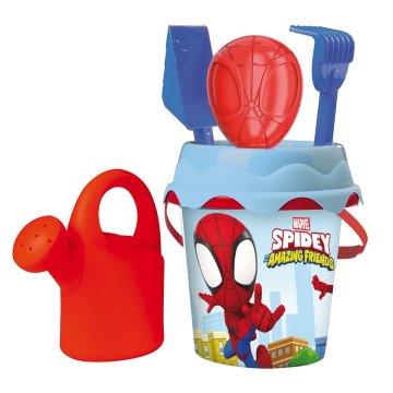 Smoby Vedro Spidey s čajnikom in dodatki, srednje veliko