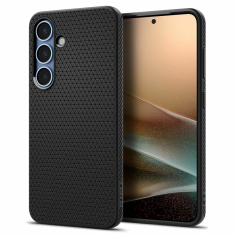 Spigen Liquid Air silikonski ovitek za Samsung Galaxy S25 Plus 5G črn