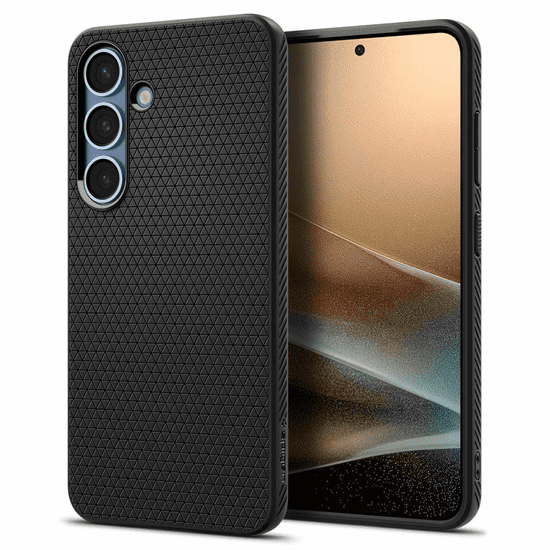 Spigen Liquid Air silikonski ovitek za Samsung Galaxy S25 Plus 5G črn