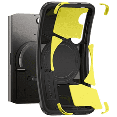 Spigen Tough Armor MagSafe silikonski ovitek odporen na udarce za Samsung Galaxy S25 5G - siv