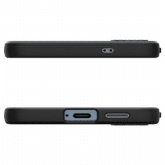 Spigen Liquid Air silikonski ovitek za Samsung Galaxy S25 5G črn