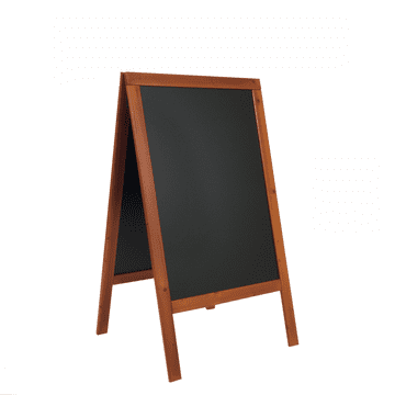 Securit by Vermes ULIČNA A kredna TABLA 125x69cm Woody – okvir barve MAHAGONIJA SBSWM120