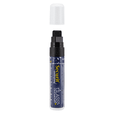 Securit by Vermes MARKER z vodoodporno tekočo kredo ČRNE barve JUMBO konica SMA820BL