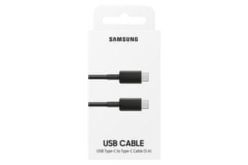 Samsung Podatkovni kabel EF-DN975BBE Super Fast Charge Type C na Type C 100W - črn (Blister)