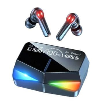 VYZIO® Brezžične slušalke z etuijem za shranjevanje | BASSBUDS
