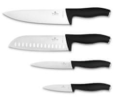 Berlingerhaus Komplet nožev iz nerjavečega jekla 4 kosi Matte Black Collection BH-2957