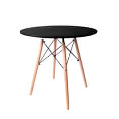 Aga Jedilna miza 80 cm Črna