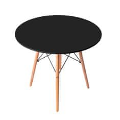 Aga Jedilna miza 80 cm Črna