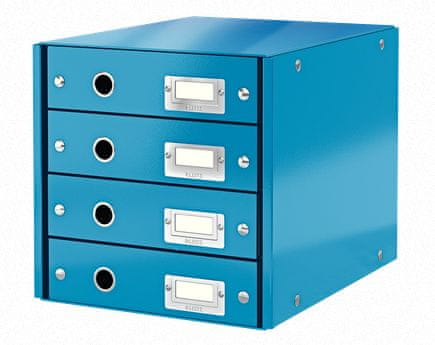 Leitz Click&Store predal, 4 predali, modra