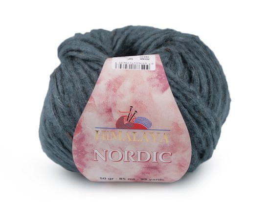 Himalaya Pletena preja Nordic 50 g - (76810) modra maroška