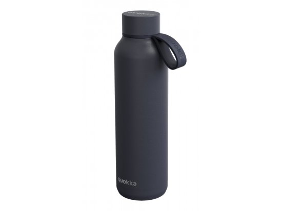 QUOKKA Quokka Solid, Steklenica / termos iz nerjavečega jekla z zanko Slate, 630ml, 40174