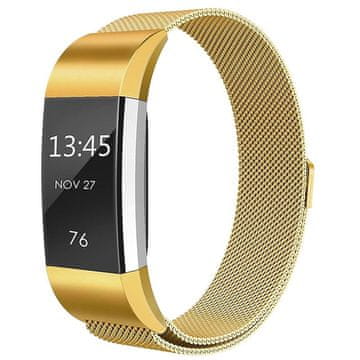 BStrap Milanese (Small) pašček za Fitbit Charge 2, gold