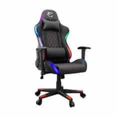 White Shark gaming stol THUNDERBOLT-RGB črn