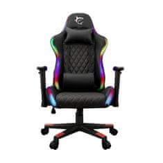 White Shark gaming stol THUNDERBOLT-RGB črn