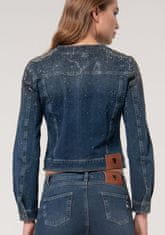 FRACOMINA Denim jakna Cleanstone Modra S