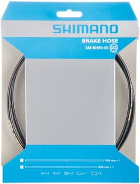 Shimano Hidravlična zavorna cev SM-BH90-SS Deore 1000mm črna originalni paket