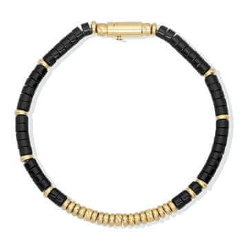 Liu.Jo Moška zapestnica iz perl z oniksom MLJ574