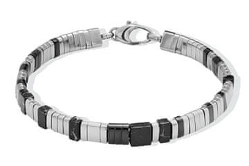 Liu.Jo Zapestnica iz perl za moške z oniksom MLJ578