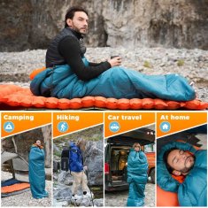 KingCamp Spalna vreča Tigris 250, oranžna/modra