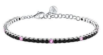 Morellato Srebrna teniška zapestnica s kubičnim cirkonijem Tesori SAIW259