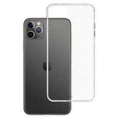3MK Silikonski etui Armor za Apple iPhone 11 Pro Max - prozoren