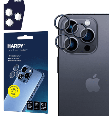 3MK zaščita za lečo kamere za iPhone 16 Pro / 16 Pro Max