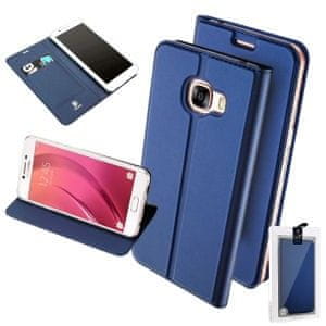 Nobrand Flip etui POK Leather za Samsung Galaxy Note 20 - modra