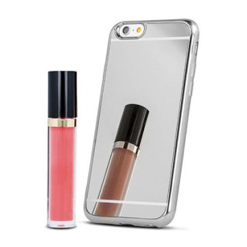 Nobrand Silikonski etui Beeyo Mirror za Samsung Galaxy A3 2017 A320 - ogledalo, srebrn