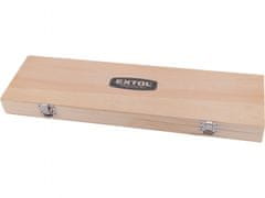 Extol Premium Svedri serpentinast v les, nastavljeno 6ks, O 10-20x460mm