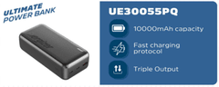 Energizer Powerbank Energizer UE30055PQ 30000mAh črna
