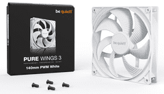 Be quiet! Pure Wings 3 ventilator, 140mm, bel (BL112)