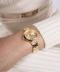 Guess Ladies Gold Tone Analog Watch GW0762L2