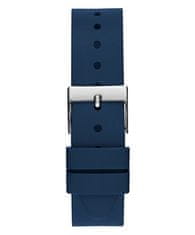 Guess Ladies Blue Silver Tone Analog Watch GW0749L1