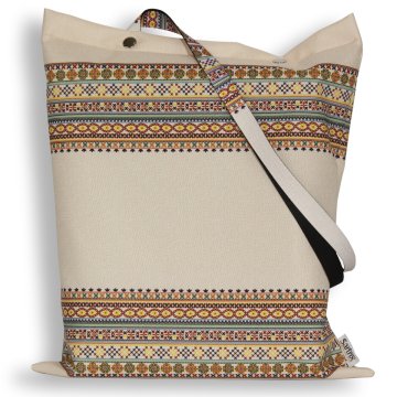 shumee Torba folk krzczonowski impregnirana bež