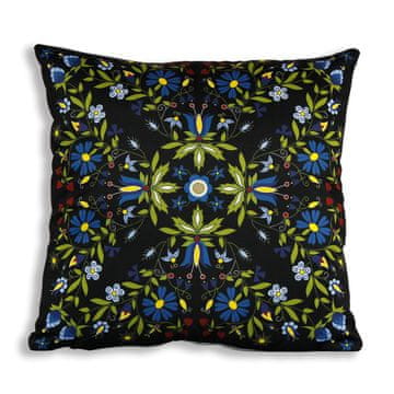 shumee Kašubska ljudska blazina sončnice črne