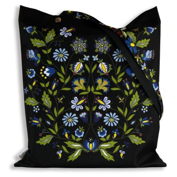 shumee Vrečka ljudski kašubski šopek impregnirana črna