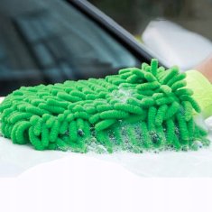 Korbi Rokavica iz mikrovlaken za pranje in čiščenje avtomobila, nežna goba
