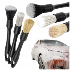 Korbi Set čopičev za detailing, čopiči za armaturno ploščo in notranjost avtomobila, 3 kosi