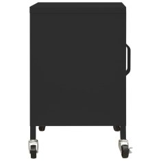 Vidaxl Omara za shranjevanje črna 60x35x56 cm jeklo