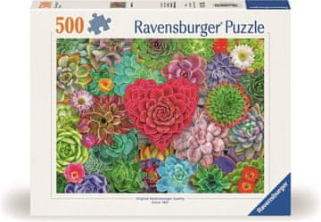 Ravensburger Puzzle Sukulentni raj 500 kosov