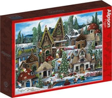 Alipson Puzzle Božični škrat 1000 kosov